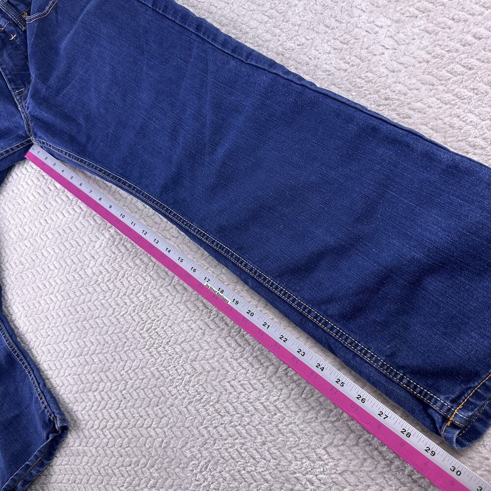 Y2K Vintage PJ Mark Jeans Wide Straight Leg 32 X‎ 32 Embroidered- EUC - Picture 11 of 15